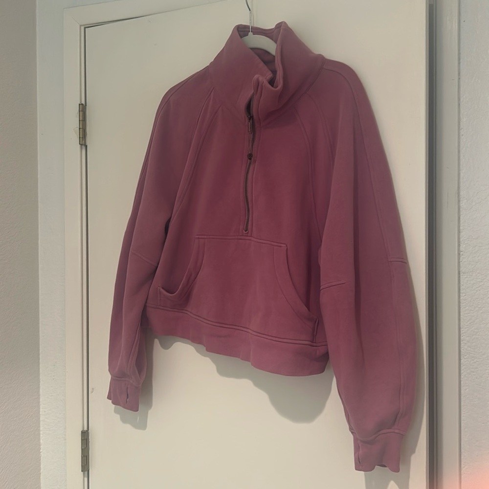 lululemon athletica Mauve Half-Zip Hoodie